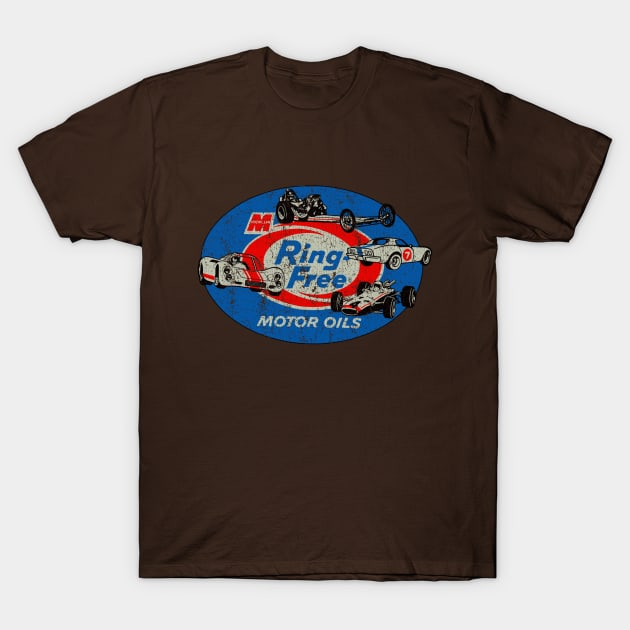 Ring Free Oil Race Proven 1923 Vintage T-Shirt by Jazz In The Gardens